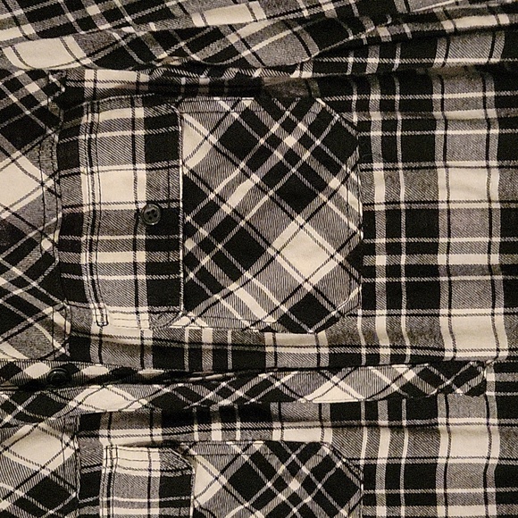 Cute light flannel checkered dress - Picture 3 of 8